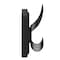 Flash Furniture 24" Black Wall Mount Coat Rack with Hooks HFKHD-GDI-CRE8-432315-GG - alternate 2